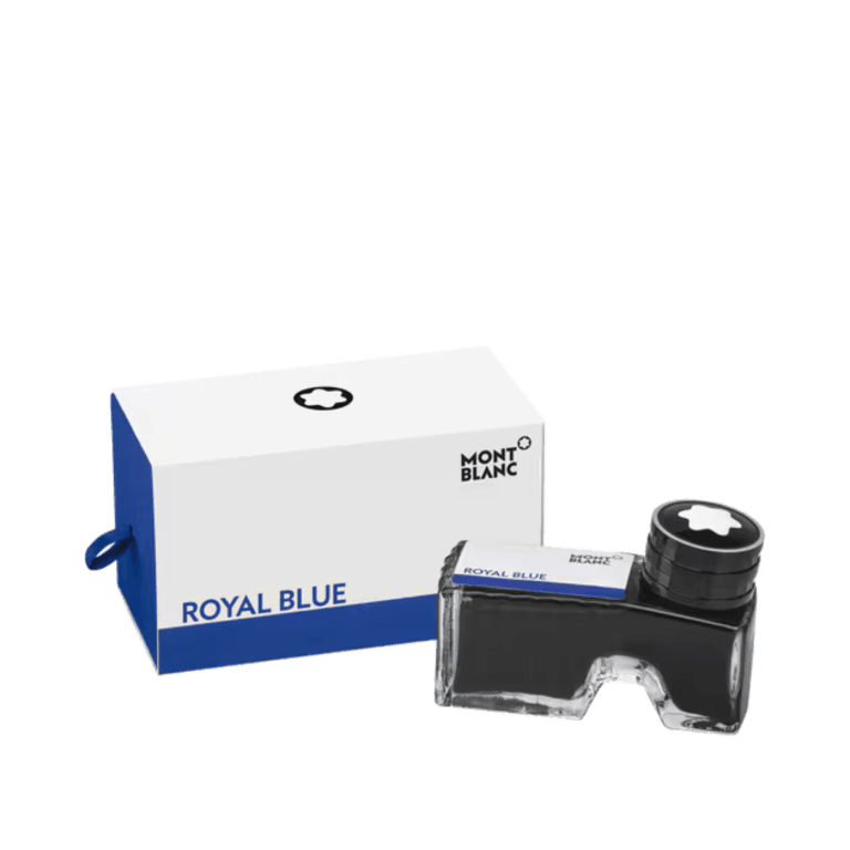 Penna montblanc-boccetta-inchiostro-60ml-MB128-BOTTLE-INK Royal Blue