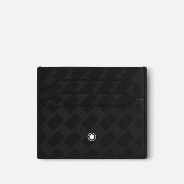 Portacarte Montblanc Extreme in pelle nera con 6 tasche.