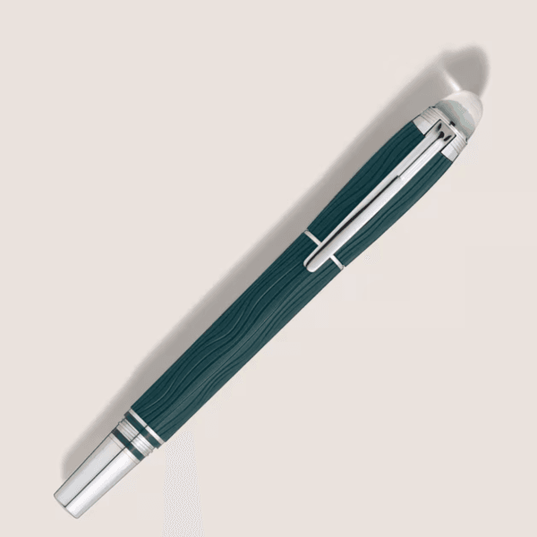 Montblanc stilografica StarWalker PolarGreen Precious Resin resina verde cupoletta luminosa