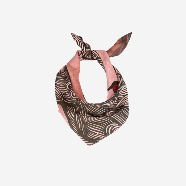 Talking Walls Twiggy Deux Foulard in Seta