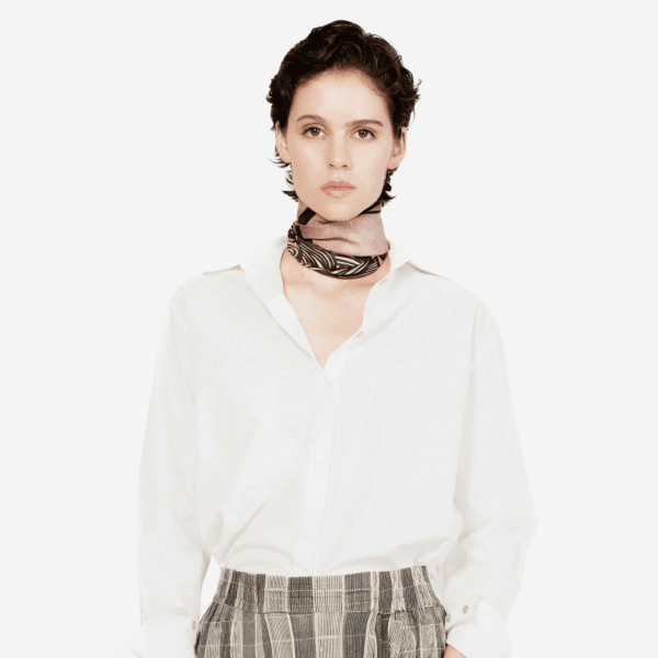 Talking Walls Twiggy Deux foulard in seta