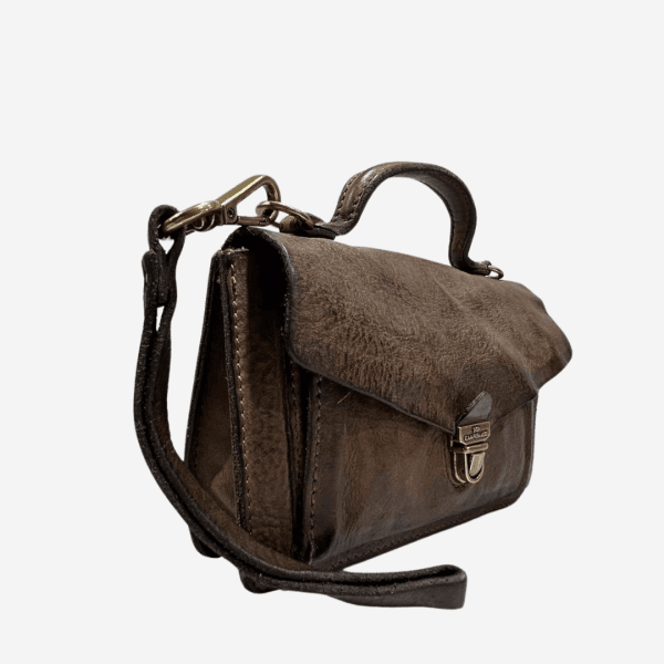 Campomaggi Aurora borsa tracolla small cuoio vacchetta conciata al vegetale tinta in capo C043260ND_X0001_C1502 | Sivieri Prestige Roma