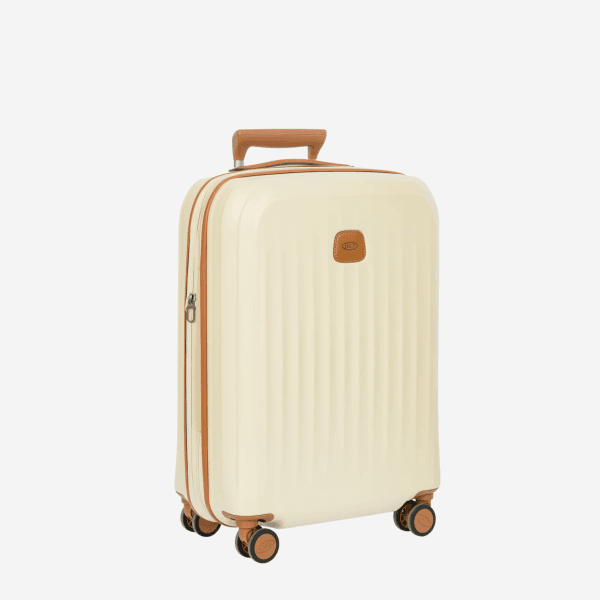 Brics Taormina trolley cabina ultraleggero policarbonato panna