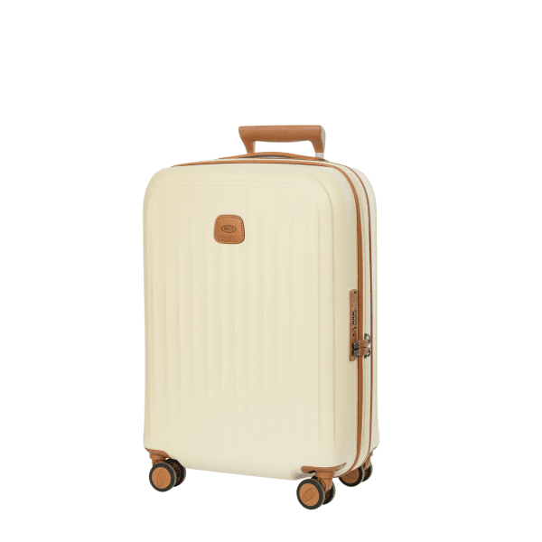 Brics Taormina trolley cabina ultraleggero policarbonato panna
