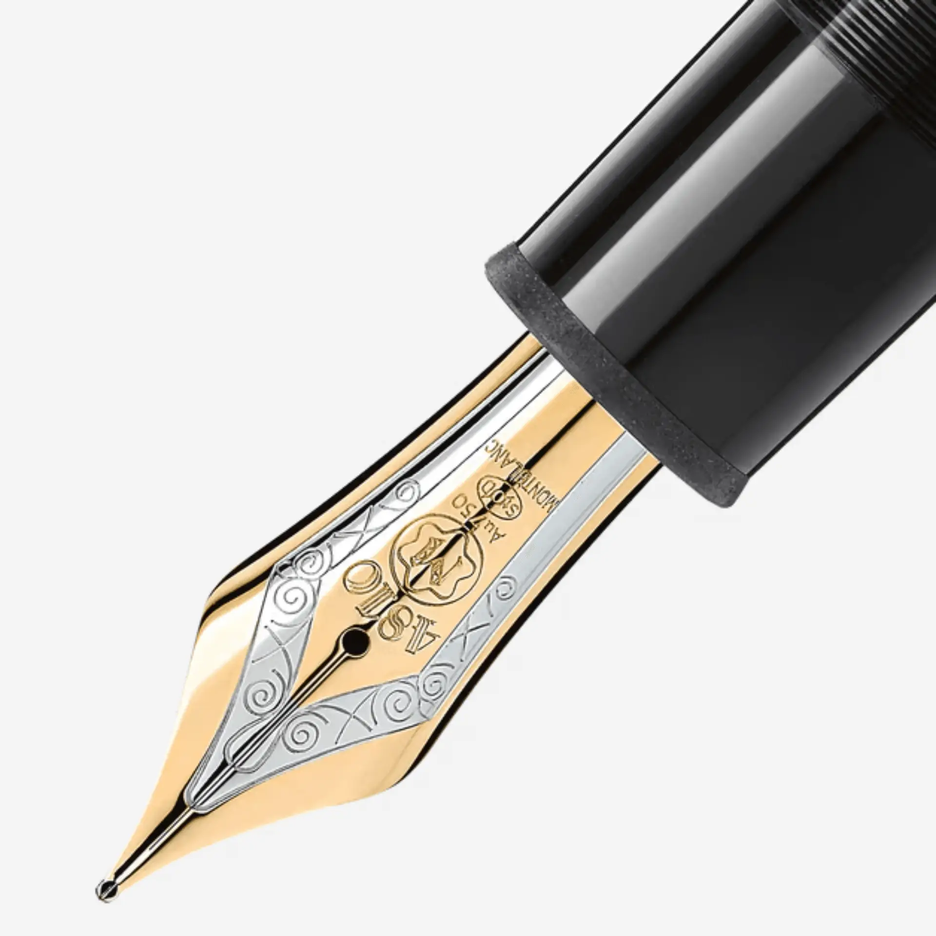 Montblanc Meisterstück 149 placcata oro vista completa