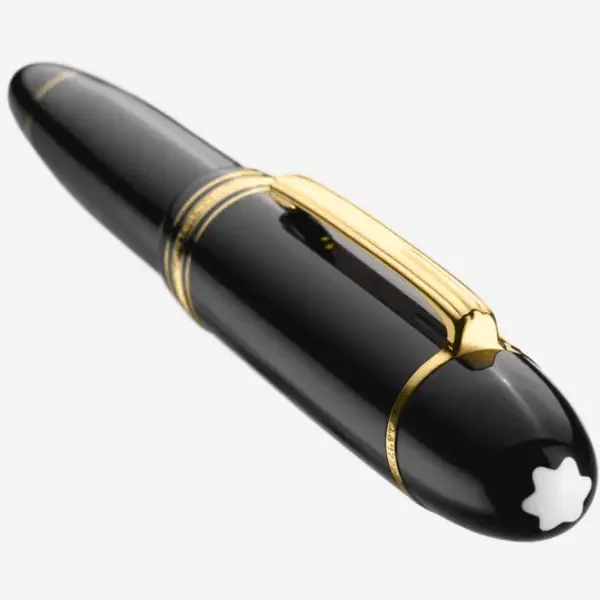 Montblanc Meisterstück 149 Placcata Oro in resina nera con pennino 18K
