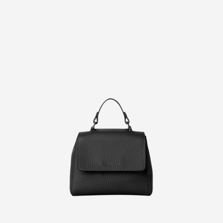 Borsa Orciani Sveva Soft Mini in pelle nera