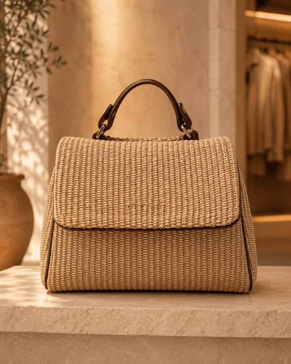 Borsa Sveva Zanzibar Small a mano e tracolla Biscotto