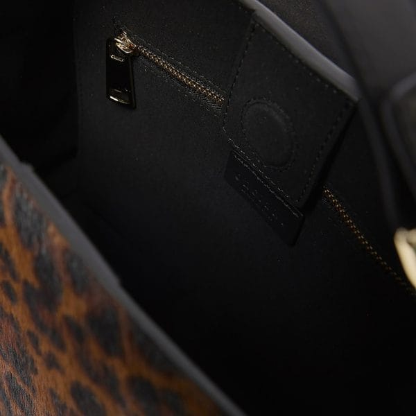Borsa Sveva Leo Small a mano in cavallino