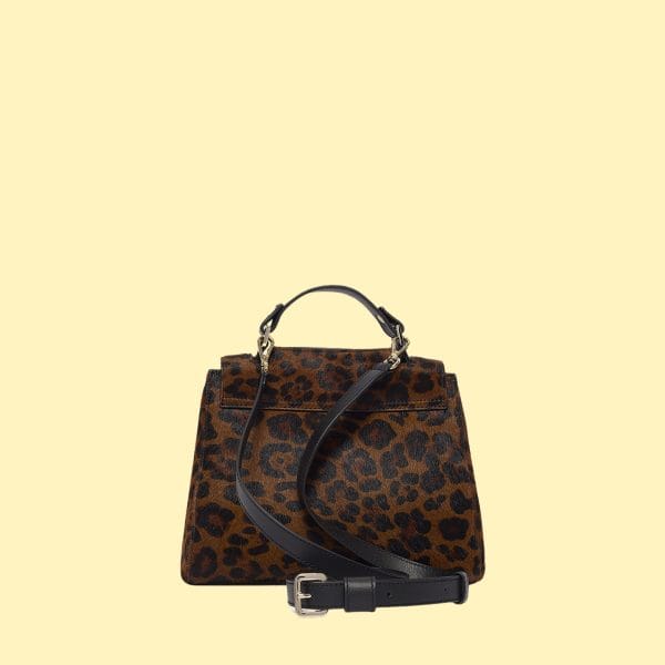 Borsa Sveva Leo Small a mano in cavallino