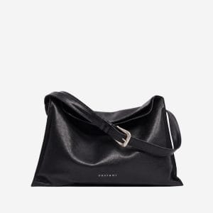 Borsa Orciani Trinity Lagoon Midi in pelle martellata
