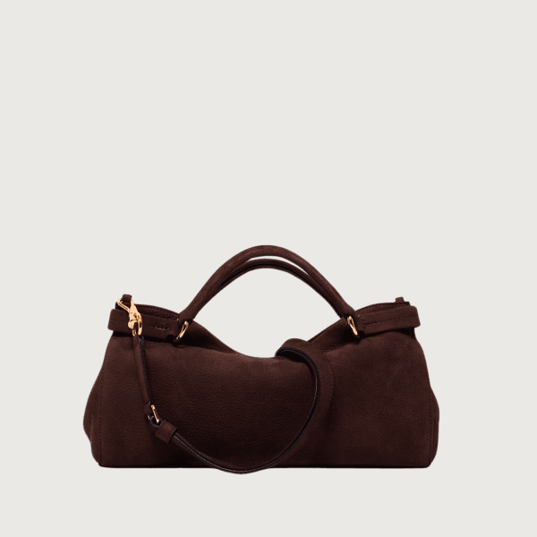 Borsa Virgo Nabucco Small in pelle nabuk