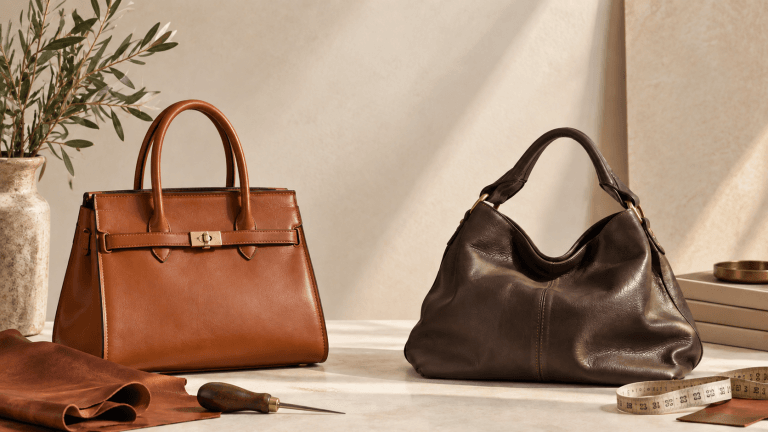 borsa pelle e cuoio a confronto