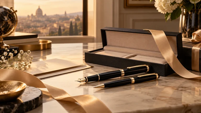 penna accanto a custodia
