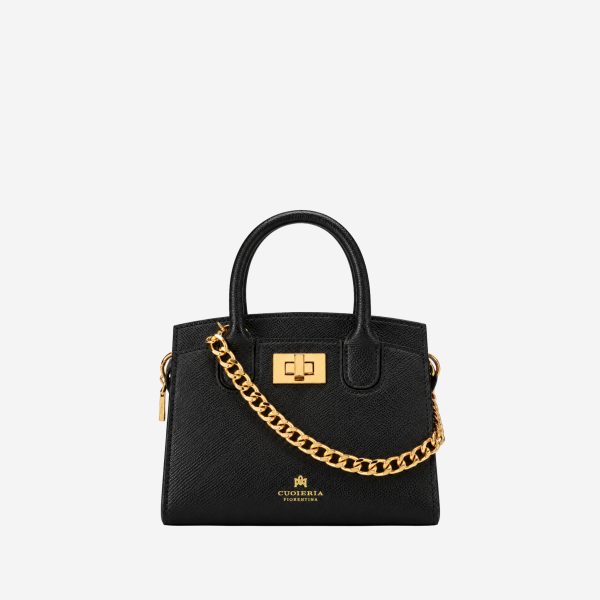 Borsa Cuoieria Fiorentina Bella micro tote bag Nero